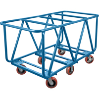 Chariot à plateforme pour matériaux de construction, 60" x 30" x 33", Capacité 2500 lb ML141 | Auto-Cam