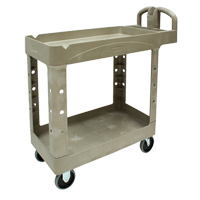 Chariot utilitaire robuste - 4500-88, 2 tiers, 17-1/8" x 33-1/4" x 39", Capacit&eacute; 500 lb Auto-Cam
