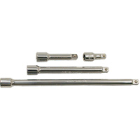 Jeu de barres de rallonges, Prise de 3/8", Fini Chrome, 4 M Auto-Cam