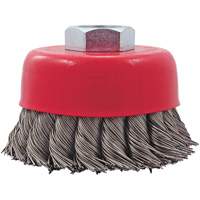 CK3201T Knotted Twist Wire Cup Brush, 3" Dia. x 5/8"-11 Arbor Auto-Cam
