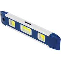 Niveau torpille, 9" lo, Aluminium, 3 fioles, Magn&eacute;tique Auto-Cam