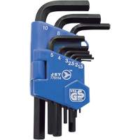 JHK-9M Short Arm Hex Key Set, 9 Pcs., Metric Auto-Cam