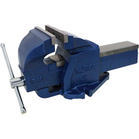 Cast Ductile Iron Bench Vise, 6" Jaw Width, 3-3/4" Throat Depth Auto-Cam
