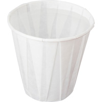 Pleated Cup, Paper, 5 oz., White MMT414 | Auto-Cam