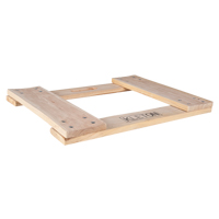 Cadre de socle roulant en bois dur, Roues en Non compris, Capacit&eacute; de 900 lb, 18" la x 24" p x 1,5" h Auto-Cam