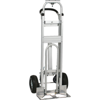 Three-Position Spartan III Convertible Hand Truck, Aluminum, 750 lbs. Capacity Auto-Cam