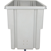 Chariot basculeur en acier, Poly&eacute;thyl&egrave;ne, 0,625 vg³, Capacit&eacute; de charge de 500 lb Auto-Cam