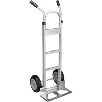 Knocked Down Hand Truck, Dual Handle, Aluminum, 50-5/8" Height, 500 lbs. Capacity Auto-Cam
