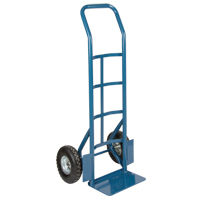 Heavy-Duty Hand Truck, Continuous Handle, Steel, 50" Height, 800 lbs. Capacity Auto-Cam