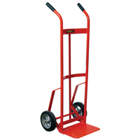 Hand Truck with Reinforced Noseplate - 136RN-HB, Dual Handle, Steel, 51" Height, 800 lbs. Capacity Auto-Cam