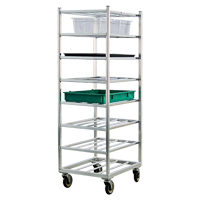 Chariot &agrave; tablettes, 8 Tiers, 20-7/8" la x 67" h x 27" p, Capacit&eacute; 600 lb Auto-Cam