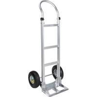 Knocked Down Hand Truck, Continuous Handle, Aluminum, 49-5/8" Height, 500 lbs. Capacity Auto-Cam