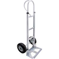 Knocked Down Hand Truck, P-Handle Handle, Aluminum, 52-1/8" Height, 500 lbs. Capacity Auto-Cam