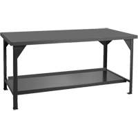 Heavy-Duty Workbench, 48" W x 30" D x 34" H, 4000 lbs. Capacity Auto-Cam