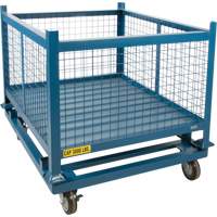 Dolly for Stacking Container, 48.5" W x 40-1/2" D x 10" H, 3000 lbs. Capacity MP096 | Auto-Cam