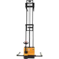 Double Mast Stacker, Electric Operated, 2200 lbs. Capacity, 150" Max Lift MP141 | Auto-Cam