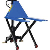 L&egrave;ve-palette hydraulique et manuel &agrave; ciseaux, 47" lo x 27" la, Acier, Capacit&eacute; de 2200 lb Auto-Cam