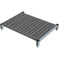 Adjustable Height One-Step Work Platform, 24" W x 36" D, 800 lbs. Capacity, All-Welded Auto-Cam