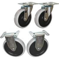 Flat Shelf Cart Caster Kit Auto-Cam