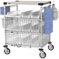 Poste d'EPI pour r&eacute;ception, Acier inoxydable, 43" x 40" x 24", Capacit&eacute; 900 lb Auto-Cam