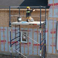 Complete Scaffold Tower with Casters, 69-1/2" D x 178" H Auto-Cam