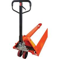 8' Long Fork Hydraulic Pallet Trucks, 96" L x 27" W, 4400 lbs. Capacity Auto-Cam