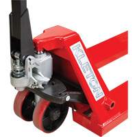 Manual Pallet Truck, Steel, 48" L x 21" W, 5500 lbs. Capacity Auto-Cam