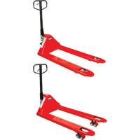 Manual Pallet Truck, Steel, 48" L x 27" W, 5500 lbs. Capacity Auto-Cam