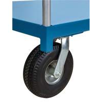 Heavy-Duty Platform Truck, 48" L x 24" W, 1200 lbs. Capacity, Flat Free Casters Auto-Cam