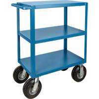 Outdoor Shelf Cart, 3 Tiers, 18" W x 39" H x 33" D, 1200 lbs. Capacity Auto-Cam