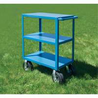 Outdoor Shelf Cart, 3 Tiers, 18" W x 39" H x 33" D, 1200 lbs. Capacity Auto-Cam