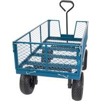 Wagon with Drop Sides, 24" W x 48" L, 800 lbs. Capacity Auto-Cam
