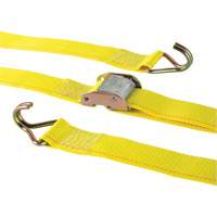 Ratchet Strap, Cam Buckle, 2" W x 12' L, 500 lbs. (227 kg) WLL Auto-Cam