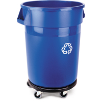 Contenant de collecte des d&eacute;chets recyclable Brute, Vrac, Plastique, 32 gal. US Auto-Cam