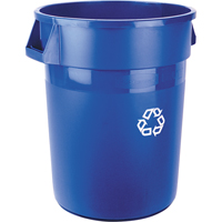 Contenant de collecte des d&eacute;chets recyclable Brute, Vrac, Plastique, 32 gal. US Auto-Cam