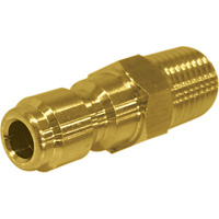 Connecteur m&acirc;le 1/4" &agrave; d&eacute;saccouplement rapide en laiton Auto-Cam