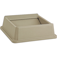 Untouchable&reg; Containers, Swing Lid, Plastic/Polyethylene, Fits Container Size: 19-3/4"x 19-3/4" Auto-Cam