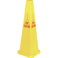 "Caution" Lamba Traffic Cones, English with Pictogram Auto-Cam
