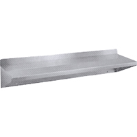 Shelves, Stainless Steel, 18" W x 5" D Auto-Cam