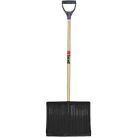 Nordic Snow Shovel, Polypropylene Blade, 17-3/4" Wide, D-Grip Handle Auto-Cam