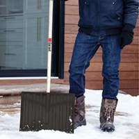 Nordic Snow Shovel, Polypropylene Blade, 17-3/4" Wide, D-Grip Handle Auto-Cam