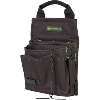 Tool Bag, Nylon, 7 Pockets, Black Auto-Cam
