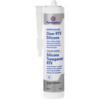 Scellant adhésif RTV transparent, 300 ml, Cartouche, Transparent NIR843 | Auto-Cam