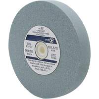 GC610M Bench Grinding Wheel, 6" x 1", 1" Arbor, Silicon Carbide Auto-Cam
