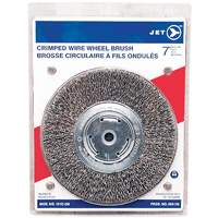 Crimped Wire Wheel, 7" Dia., 0.014" Fill, 1/2" - 2" Arbor Auto-Cam