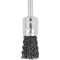E050-20 Shaft Mounted Crimped End Brush, 1/2", 0.02" Fill, 1/4" Shank Auto-Cam