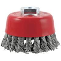 CK3201M14 High Performance Knot Twisted Cup Brush, 3" Dia. Auto-Cam
