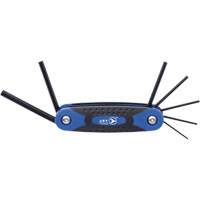 JFHK-7M Folding Hex Key Set, 7 Pcs., Metric Auto-Cam