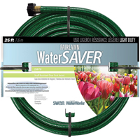 Fairlawn Watersaver Light Duty Garden Hoses, Nylon, 1/2" dia. x 25' Auto-Cam