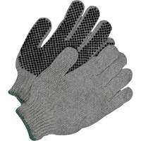 Classic Grip Gloves, Poly/Cotton, Single Sided, Large Auto-Cam